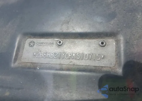 1993 Dodge Ram Van B250 z USA, uszkodzony, nr VIN 2B6HB21Y0PK510715